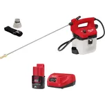 Aku postřikovač Milwaukee M12 BHCS3L-201, rozprašovač, nádrž 3,7 litru, 1x Aku M12 B2 + nabíječka M12 C12 C, 4933480782 (MI4933480782)