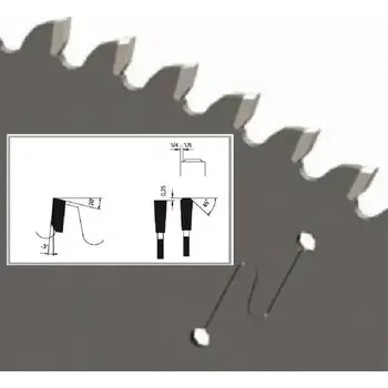 Příslušenství k pile Pilový kotouč AKE s břitovými destičkami SK pr. 250 x 3,3/2,8 x 30 - 80 TFZ N (AK10132205)