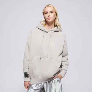 Dámské oblečení Nike Mikina S Kapucí W Nsw Phnx Flc Os Po Hoodie Šedá M DQ5860-009