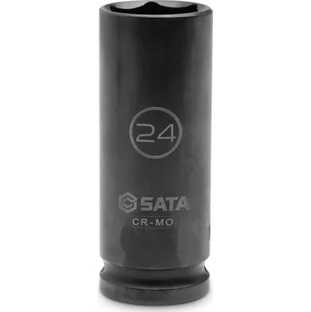 Gola hlavice 1/2'' Drive 6-hrotá tenkostěnná nástrčná hlavice 2 (SATASC34417T)