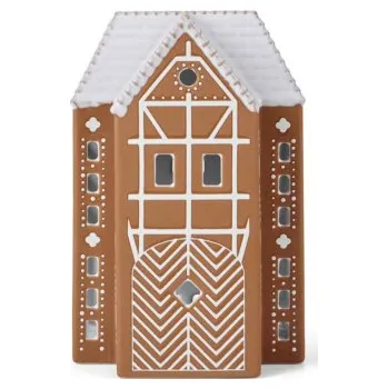 Bytová dekorace Porcelánový svícen Urbania Gingerbread Large