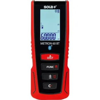Měřící laser Laserový dálkoměr METRON 60 BT včetně příslušenstv í Sola