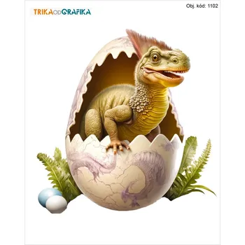 Textilie k potisku Dino 2 – nažehlovačka 14x11cm