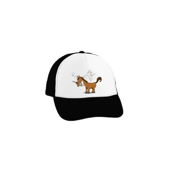 Kšiltovka Bastard Jednorožec kšiltovka truckerka Black cap