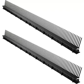 VENTIGRID KOMBI - Ventilační ochranná mřížka s hřebenem, černá