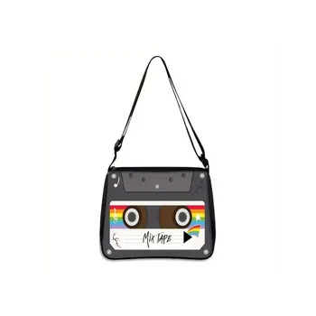 Karnevalový doplněk dovoz - Taška retro kazeta do kazeťák