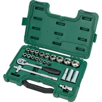 Gola sada Gola sada 1/2" 6hran 10 ÷ 34 mm SATA ST09005SJ v kufru (Sada 23 dílů) (SATAST09005SJ)