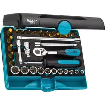 Gola sada Sada nástrčných klíčů 1/4 " 854-1 33 ks v plastovém boxu Hazet