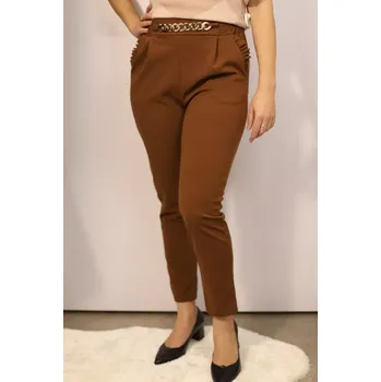 Kalhoty hnědé s páskem (Kalhoty hnědé s páskem)