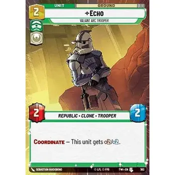 Sběratelská karetní hra Echo 362 - Twilight of the Republic: Extras Typ karty: Standard
