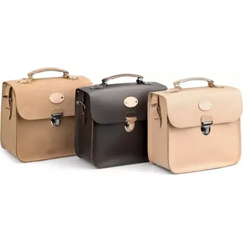 Řemeslnická a elektrikářská montážní brašna z kůže LOCH 106/H (hnědá) (LOCH106H)