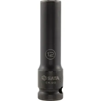 Gola hlavice 1/2" náhon 6hranná rázová hlavice tenkostěnná 10mm (SATASC34403T)