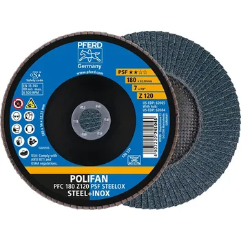 Brusný kotouč PFC 180 Z120 PSF STEELOX KOTOUČ LAMELOVÝ (PF4007220934234)