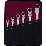 Souprava klíčů ráčnových 8-19mm CLICKRAFT FLEX 6ks - taška KRAFTWERK (KRAF-KR-3403-51)