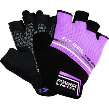Dámské fitness rukavice Power System Fit Girl Evo Purple M