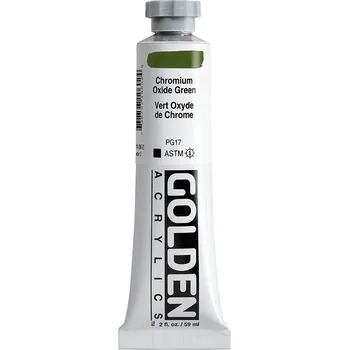 Vodová barva Akrylová barva Golden Heavy Body - 1060 Chromium Oxide Green Objem: 59 ml