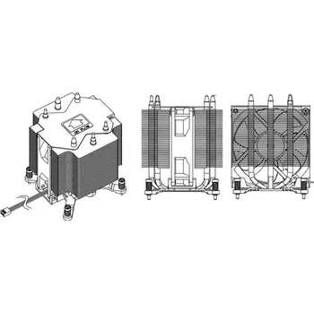 PC ventilátor Supermicro Aktivní 4U heatsink pro 1P LGA1700 (X13Sxx)