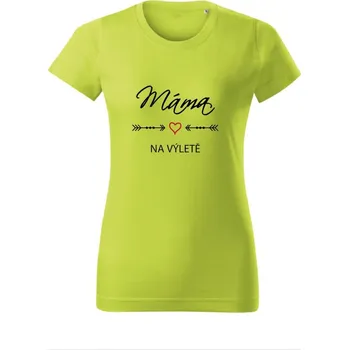 Dámské oblečení Máma na výletě Limetková L