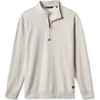 Travis Mathew Cloud 1/4 zip pánský svetr, šedý pánské, XL