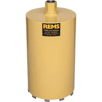 Vrták Diamantová jádrová vrtací korunka Rems TDKB LS 202 × 320 × UNC 1¼ (REM181530)