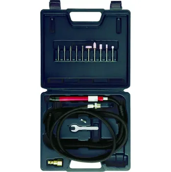 Bruska Pneumatická bruska přímá 3 mm MINI 60000 rpm s příslušenstvím + kufr CP9104QK (CP6151950104)