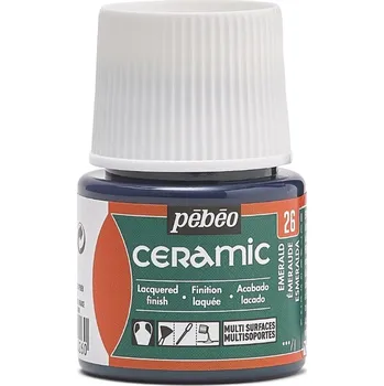 Speciální výtvarná barva Barva na keramiku Pébéo Ceramic 45 ml - 26 Emerald
