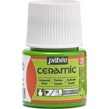 Speciální výtvarná barva Barva na keramiku Pébéo Ceramic 45 ml - 28 Victoria Green