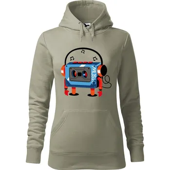 Pánská mikina Dámská mikina Walkman Velikost (žena): L, Vyberte barvu: Světlá khaki