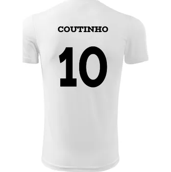 Dětský fotbalový dres Coutinho - Barva: bílá, Velikost 8let