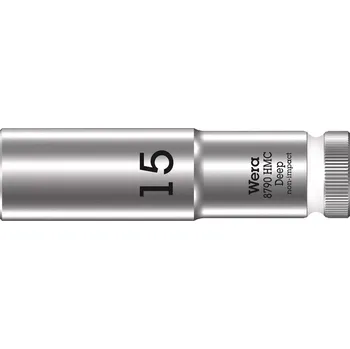 Wera 004555 Nástrčná hlavice 1/2" 15 mm Typ 8790 HMC Deep, prodloužená (W05004555001)