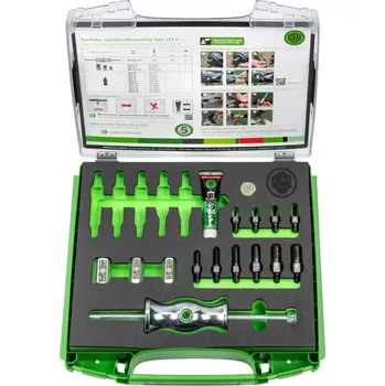 Stahovák Reverzní kladivo - vytahovák se závitovými adaptéry Kukko 223-K (Sada 17 dílů) (KUK223-K)