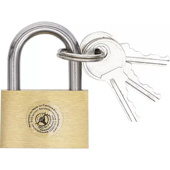 Visací zámek Visací zámek Kraftmann 30 mm BGS103096, mosazný (BGS103096)