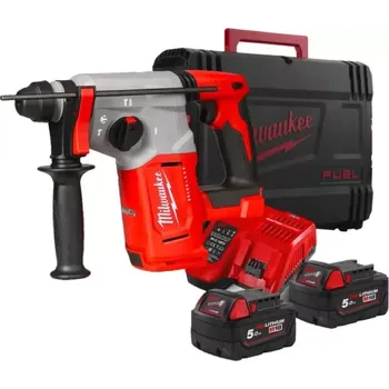 Pneumatické kladivo Aku kombinované kladivo SDS-plus Milwaukee M18 BLH-502X (5,0 Ah) (MI4933478894)