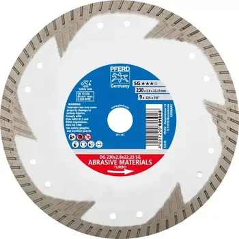 Brusný kotouč Diamantový rozbrušovací kotouč Pferd DG 230 x 2,8 x 22,23 (TURBO) SG (PF4007220801048)