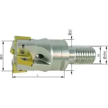 Fréza fréza stopková 90 Z1 vnitrni chlazeni D10mmpro APK (EDE29990430)