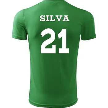 Dětský fotbalový dres Silva - Barva: střední zelená, Velikost 10let