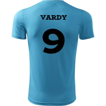 Dětský fotbalový dres Vardy - Barva: tyrkysová, Velikost 10let