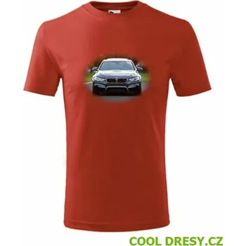Chlapecké oblečení Dětské tričko s BMW 2 - Barva: červená, Velikost 4roky