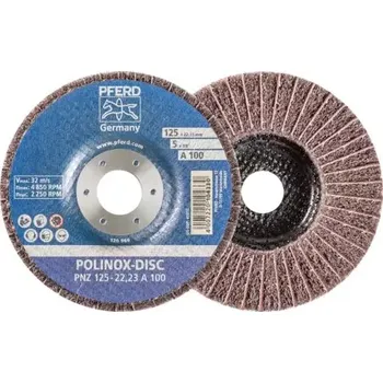 Brusný kotouč Brusný kotouč POLINOX Pferd PNZ 125-22,23 A 100 (PF4007220104330)