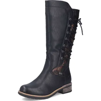 Dámské kozačky Dámské kozačky RIEKER 94693-00 černá W5 37