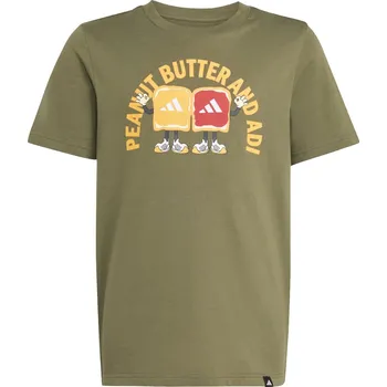Chlapecké tričko Tričko adidas Khaki 1162692 11-12 Years