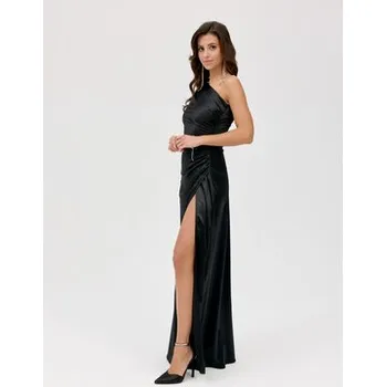 Dámské šaty Roco Fashion Večerní šaty Inez Černá Slim Fit 36