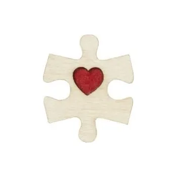 Brož Párová brož Puzzle 2 Brooch s možností výměny či vrácení do 30 dnů zdarma - BR155
