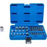 Sada bitů a nástrčných klíčů E-profil / T-profil (pro Torx) (30 dílná) BGS 5025 (BGS105025)
