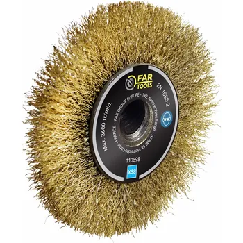 Příslušenství k brusce Drátěný brusný válec pr. 120 x 20 mm&nbsp;Fartools 110898 - mosazný zvlněný drát (WOLFFRT110898)