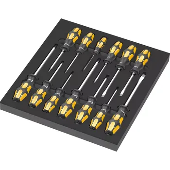 Wera 150105 Nářaďový modul - pěnová vložka 9714 s sekacími šroubováky Kraftform Plus. Set 1 (W05150105001)