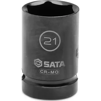 Gola hlavice 1/2" náhon 6hranná tenkostěnná nástrčná hlavice 21 (SATASC34314T)