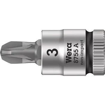 Wera 003355 Zástrčná bitová hlavice 1/4" PZ 3 typ 8755 A Pozidriv Zyklop (W050003355001)