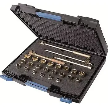 Gola sada Nástrčné hlavice 1/2" 10 ÷ 32 mm Gedore 0430010S s ráčnou. Nejiskřící (ATEX) (Sada 25 dílů) (GED0430010S)