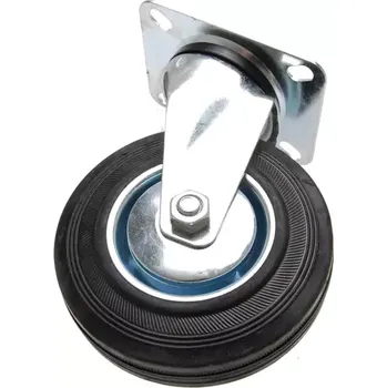 Pojezdové kolečko kolečko pogumované, průměr 125 mm, otočné (BGS1080957)